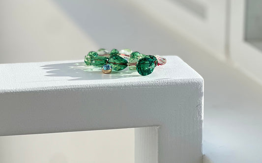 Green and Blue Charm Bracelet